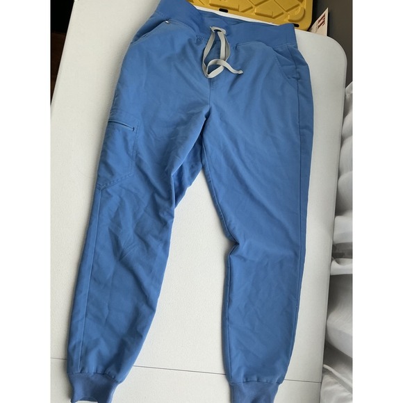 FIGS Zamora Jogger Scrub Pants - Women's Medium - Blue Comfortable Workwear - Picture 1 of 5